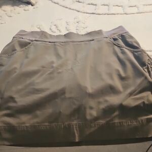 Women's Olive Green Active Skort